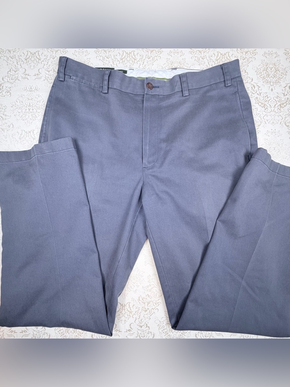 Orvis Men's Dress Pants in Gray, 36x32, Cotton